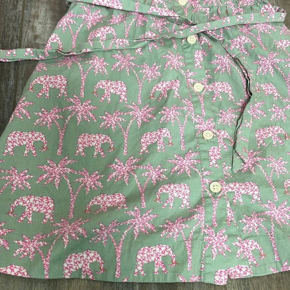 Crewcuts Palm Tree and Elephant Shirtdress - 8 - Picture 2 of 8